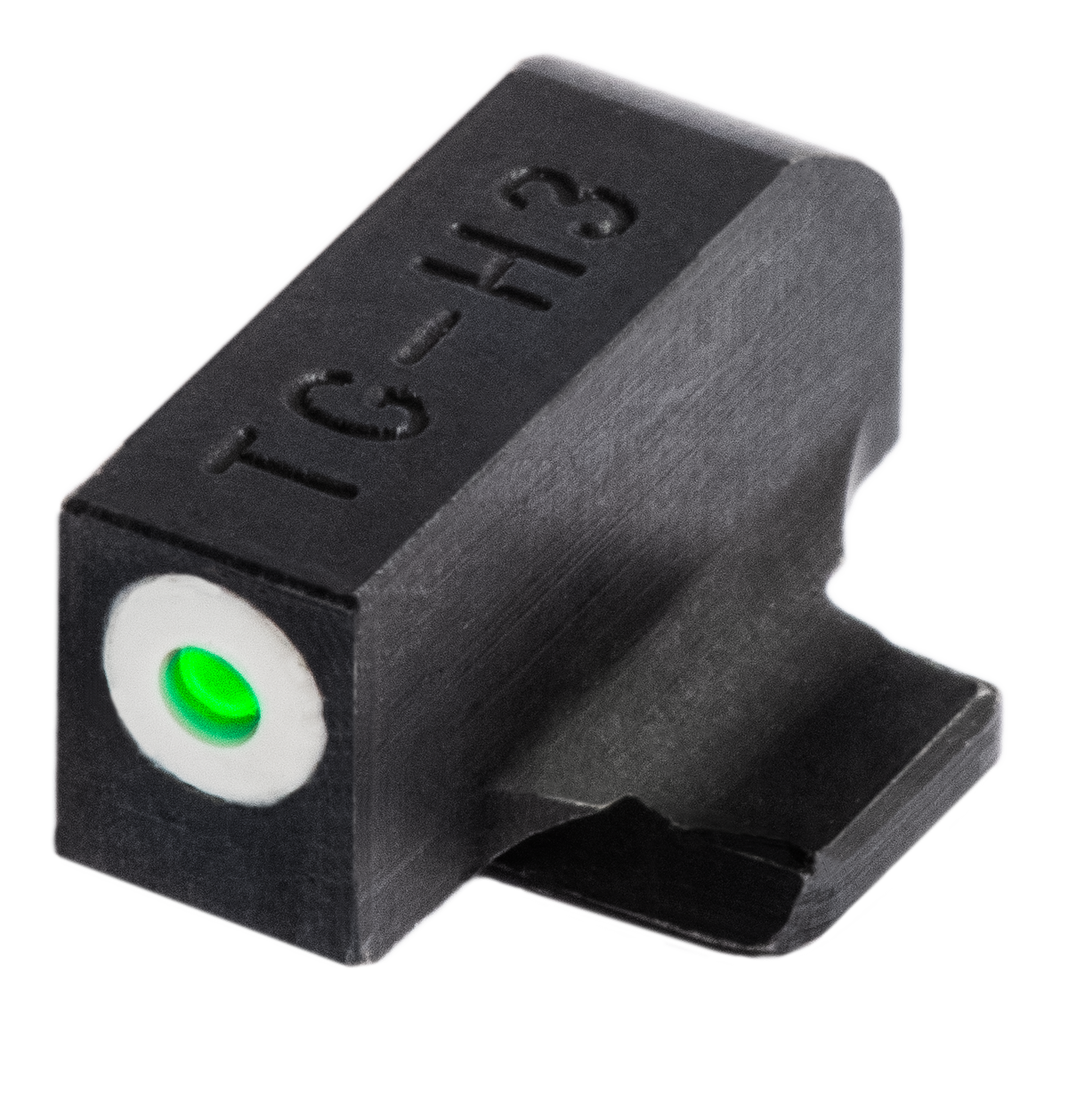 TruGlo Tritium Pro Sig Sauer P-Series #8 Front/#8 Rear Night Sight Set - Green Tritium White Outline - Black — view 2
