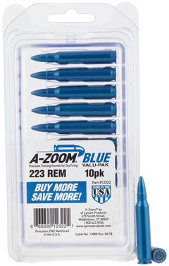 A-Zoom 12322 Rifle Blue Snap Caps .223 Rem/5.56 NATO 10-Pack — view 2