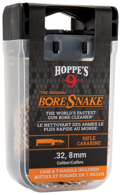 Hoppes BoreSnake Den 8mm/.32 Cal Rifle Bore Cleaner Rope - Bronze Bristle — view 2