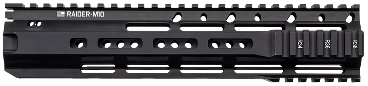 BCM RAIDER-M10 5.56 10" M-LOK Free-Float Handguard - Black Anodized — view 2