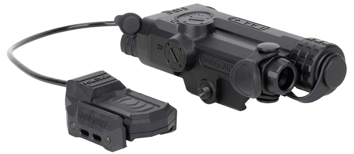 Holosun IRIS-GR1 Green Laser Sight w/ Remote Cable Switch - Black Anodized — view 2