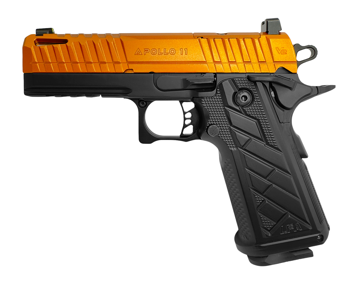 Live Free Armory Apollo 11 V2 Compact 9mm Luger 4.15" 18+1 Semi-Auto Pistol - Copper FX Cerakote Slide — view 2