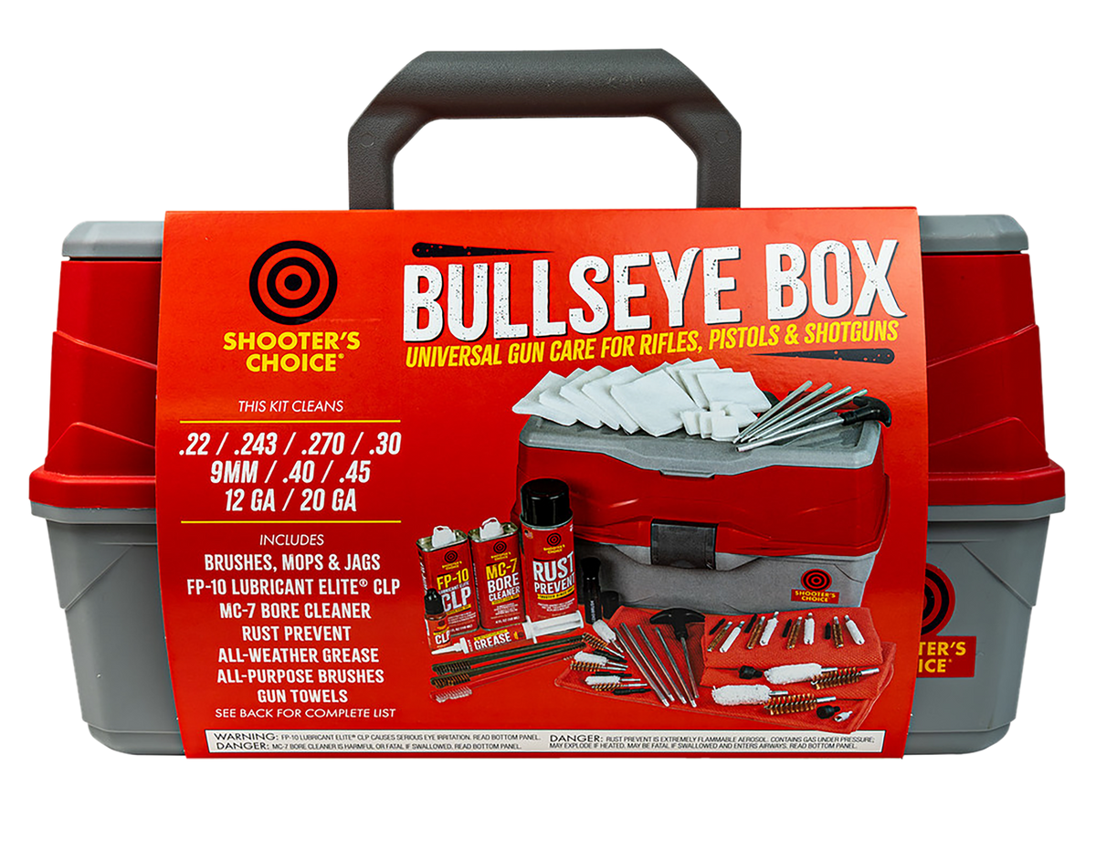 Shooters Choice 900MC Bullseye Box Cleaning Kit - Multi-Caliber/12 Gauge Universal — view 2