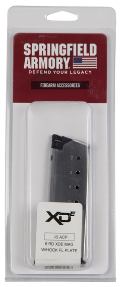 Springfield Armory XD-E 45 ACP 6-Rd Extended Floorplate Stainless Steel Pistol Magazine — view 2