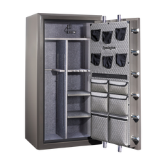 Sports Afield SECSAR6536N 36+6 Fireproof Gun Safe 90 min @ 1800F Seltzer Gray Gloss Metallic — view 2