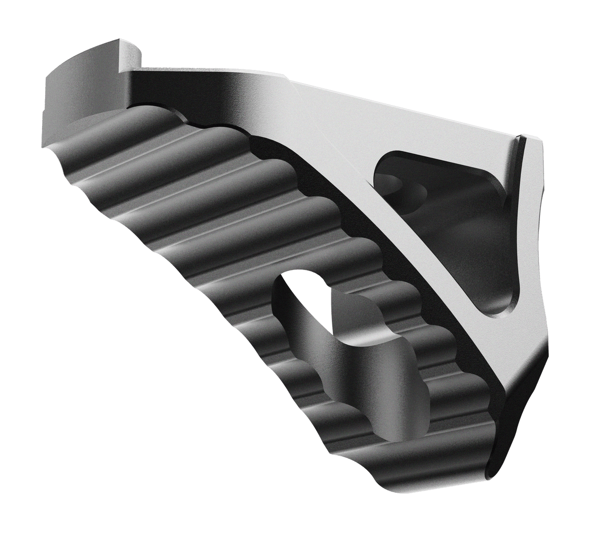 Rise Armament RA-030 Micro Hand Stop Skeletonized Graphite Aluminum for M-LOK Handguard — view 2