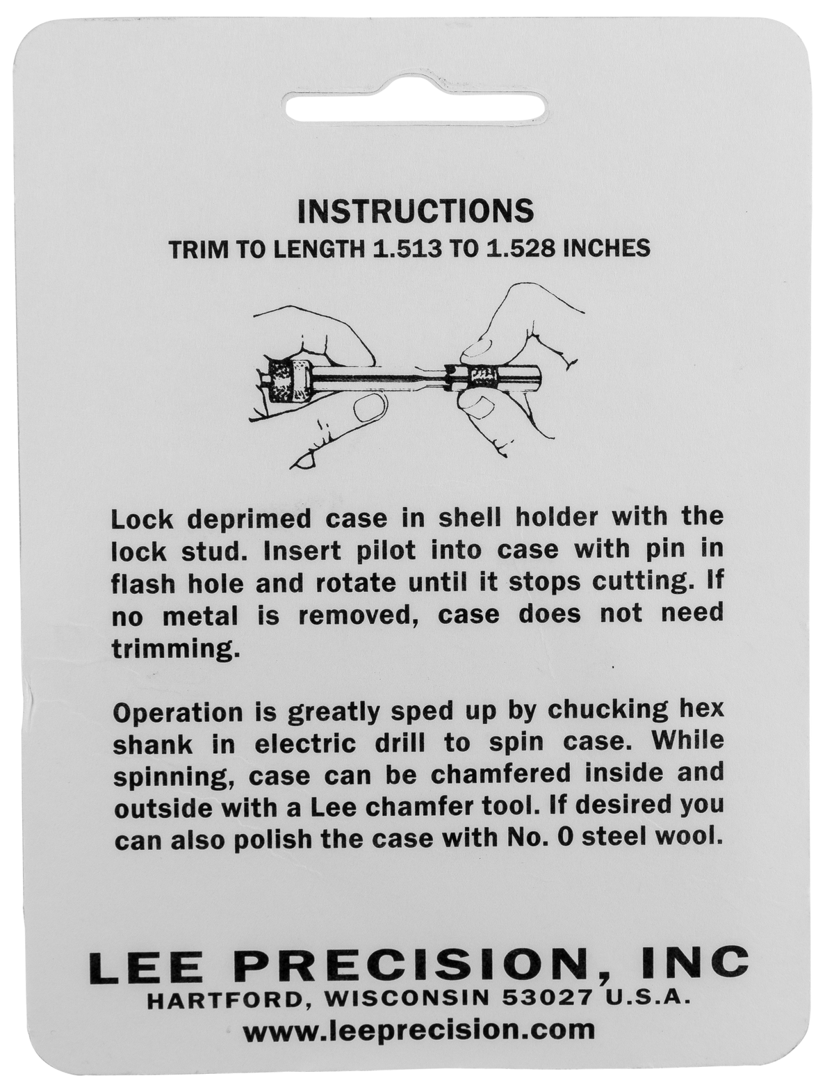 Lee Precision 90133 Case Length Gauge 7.62x39mm w/ Shell Holder — view 2