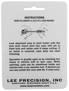 Lee Precision 90133 Case Length Gauge 7.62x39mm w/ Shell Holder — view 2