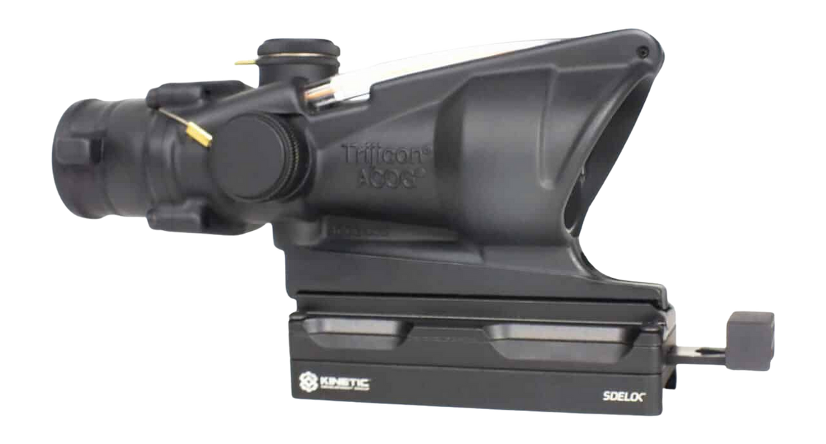 Kinetic Development Group SID5-240 SideLOK Trijicon ACOG QD Optic Mount - Black Anodized — view 2