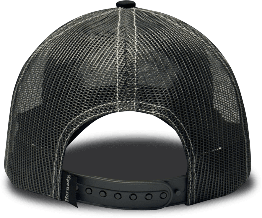 Horizon Design Hornady Gear 32790 Trucker Hat Black Cotton/Polyester OSFA — view 2