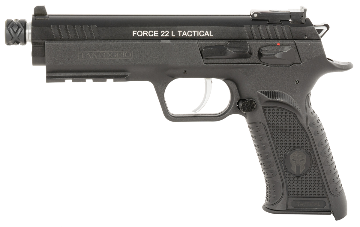 Tanfoglio Force Tactical 22 LR 4.40" 10+1 DA/SA Semi-Auto Pistol - Threaded Barrel — view 2