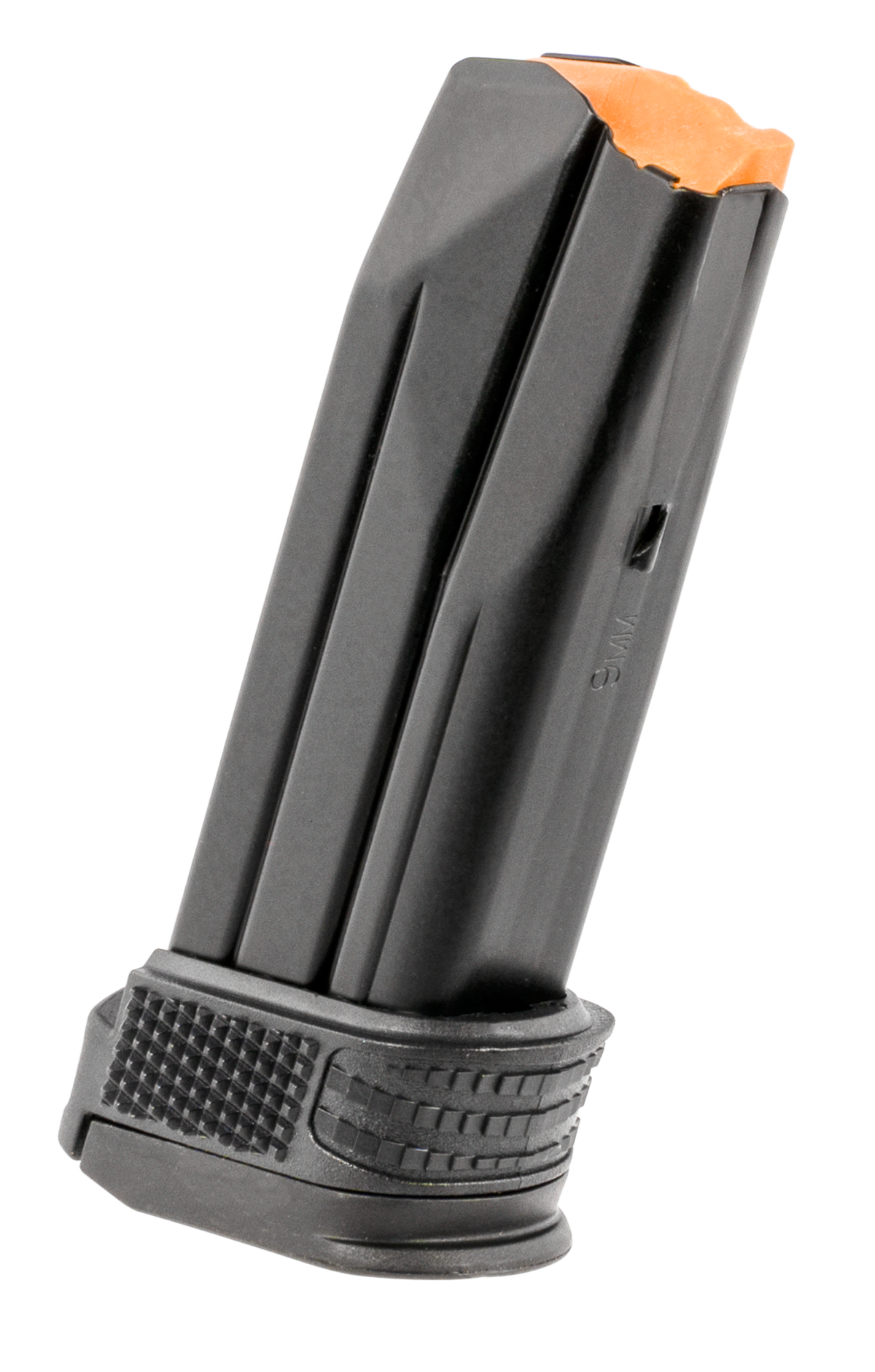 FN 509 Compact 9mm Luger 15rd Magazine w/ Sleeve - Black Steel — view 2