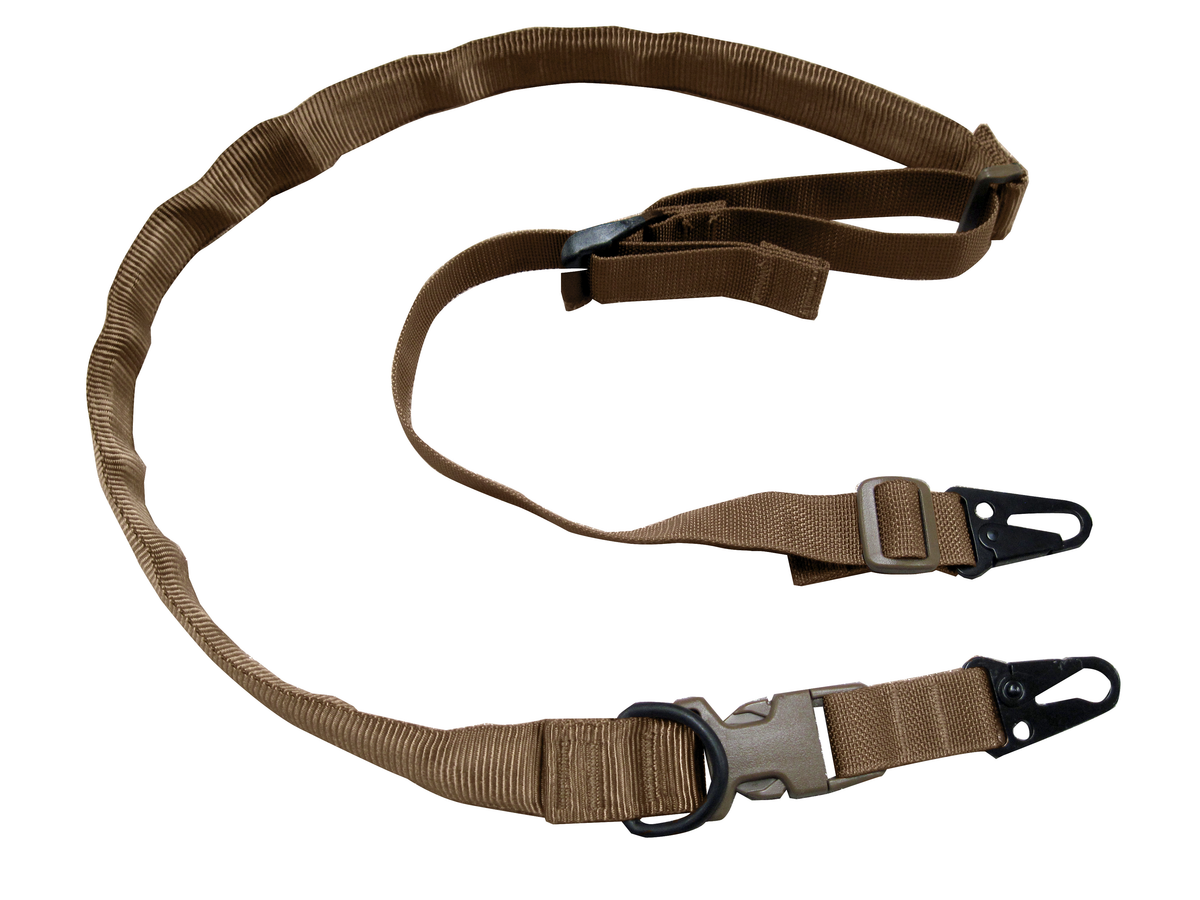 TacShield Warrior 2-in-1 Padded Sling 1.25" Coyote Tan - Fast Adjust - Rifle/Shotgun — view 2
