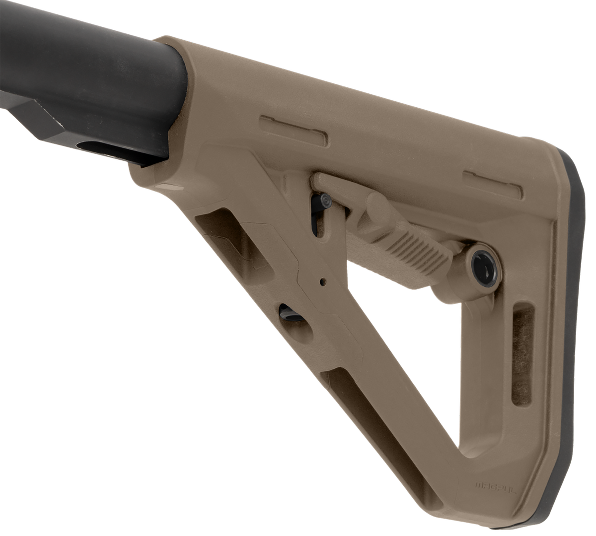 Magpul Industries DT Carbine Stock Flat Dark Earth Collapsible Mil-Spec AR-15/M16/M4 — view 2