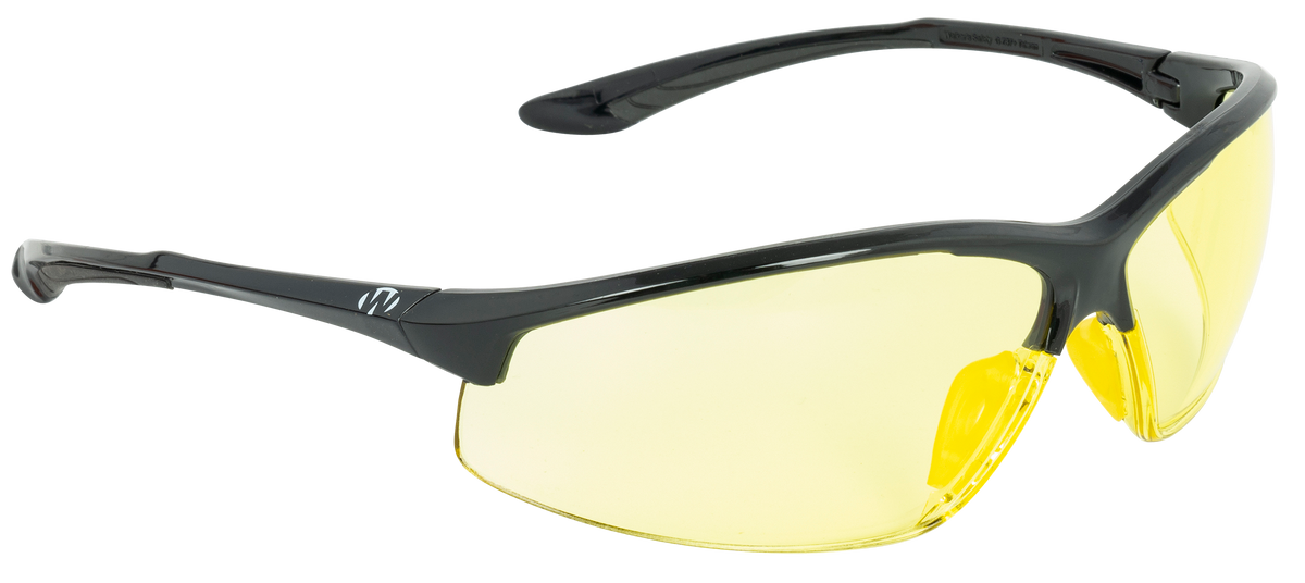 Walkers Game Ear IKON Tanker Ballistic Eyewear Amber Lens Matte Black Open Frame — view 2
