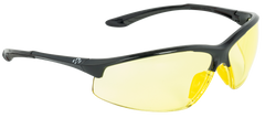 Walkers Game Ear IKON Tanker Ballistic Eyewear Amber Lens Matte Black Open Frame — view 2