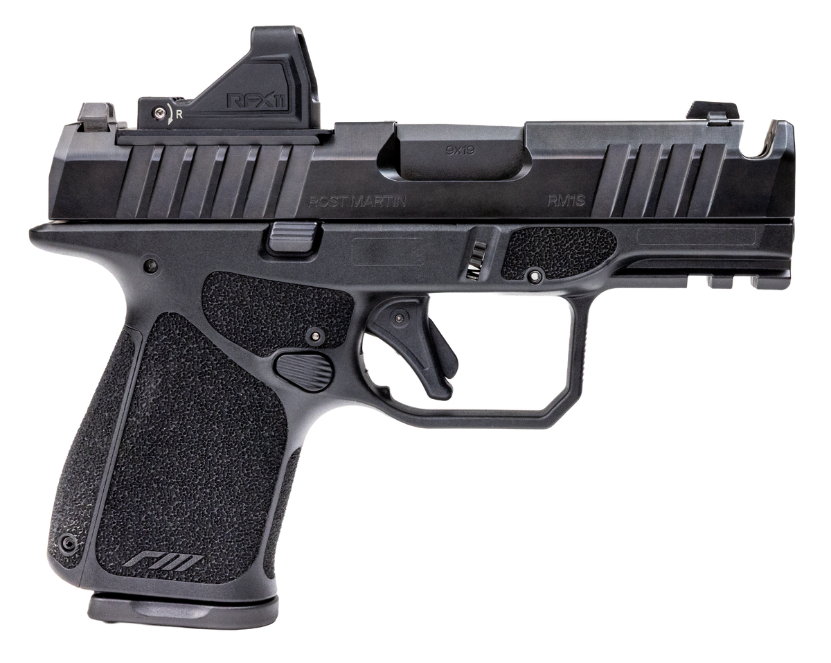 Rost Martin RM1S 9mm Luger 3.60" 12+1 Comp Bundle Semi-Auto Pistol - Black — view 2