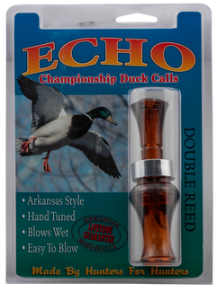 Echo Calls Open Water Double Reed Mallard Duck Call - Bourbon Polycarbonate — view 2
