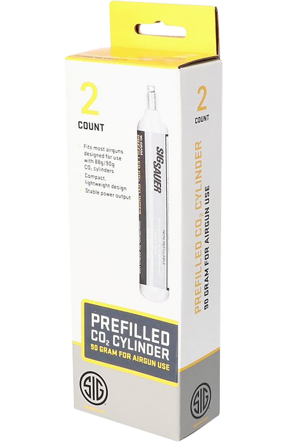 Sig Sauer Airguns AC902 CO2 90 Gram 2-Pack Cartridges — view 2