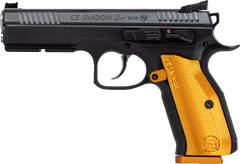 CZ Shadow 2 9mm Luger 4.89" 17+1 DA/SA Semi-Auto Pistol - Orange Aluminum Grips — view 2
