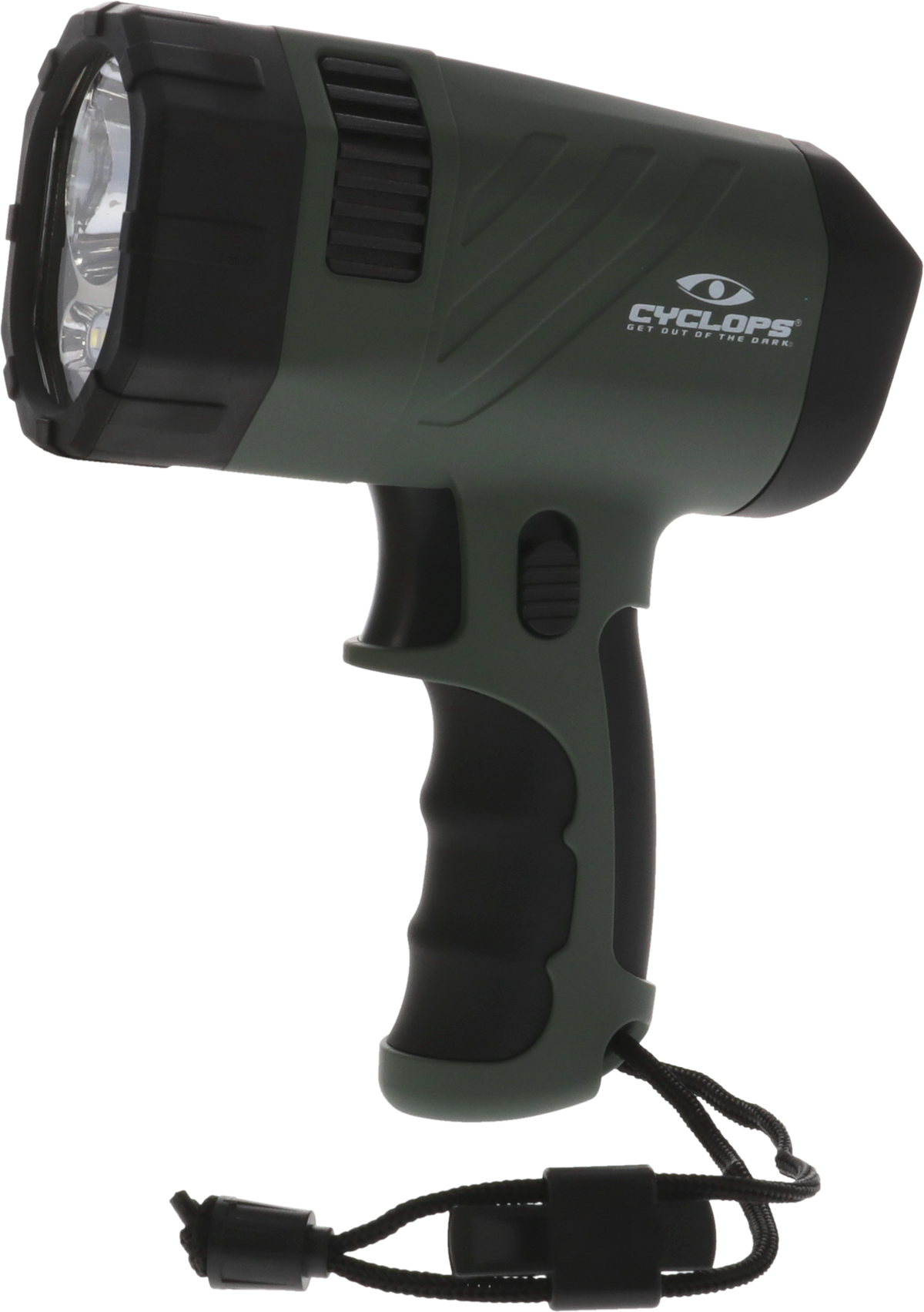 Cyclops REVO X-15 1500 Lumen Rechargeable Handheld Spotlight - Clear/Red Filter — view 2