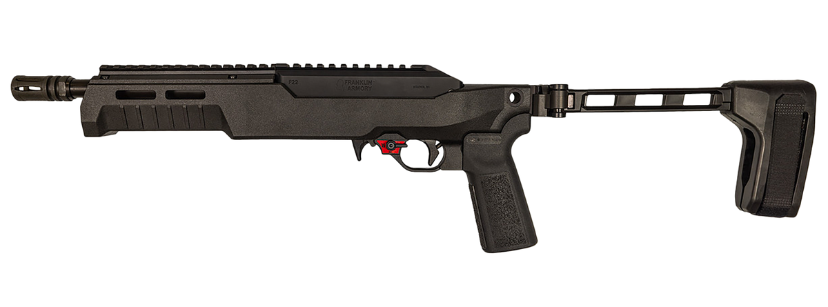 Franklin Armory F22 Binary 22 LR 8" 10+1 Semi-Auto Pistol - Black — view 2