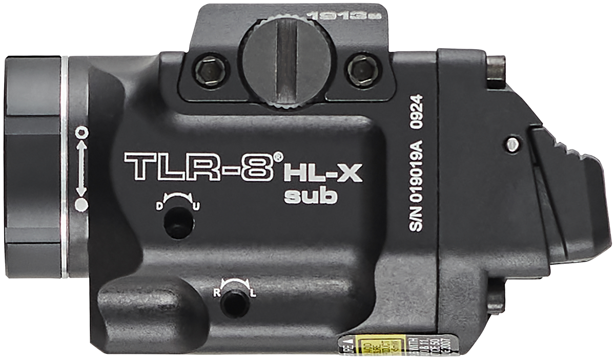 Streamlight TLR-8 HL-X SUB USB 1000 Lumens Red Laser Weapon Light - 1913 Short — view 2
