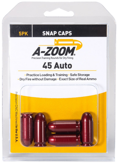 A-Zoom 15115 Pistol Snap Caps 45 ACP 5-Pack — view 2