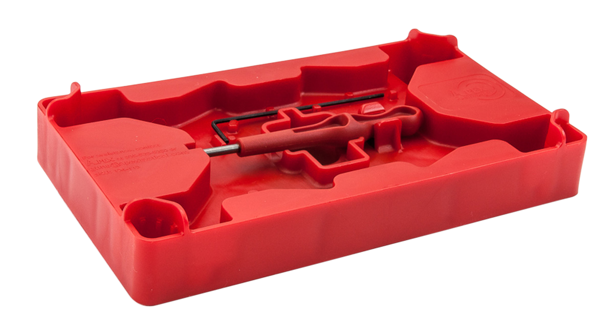 Apex Tactical Specialties 104110 Armorer's Tray & Pin Punch Red Polymer — view 2