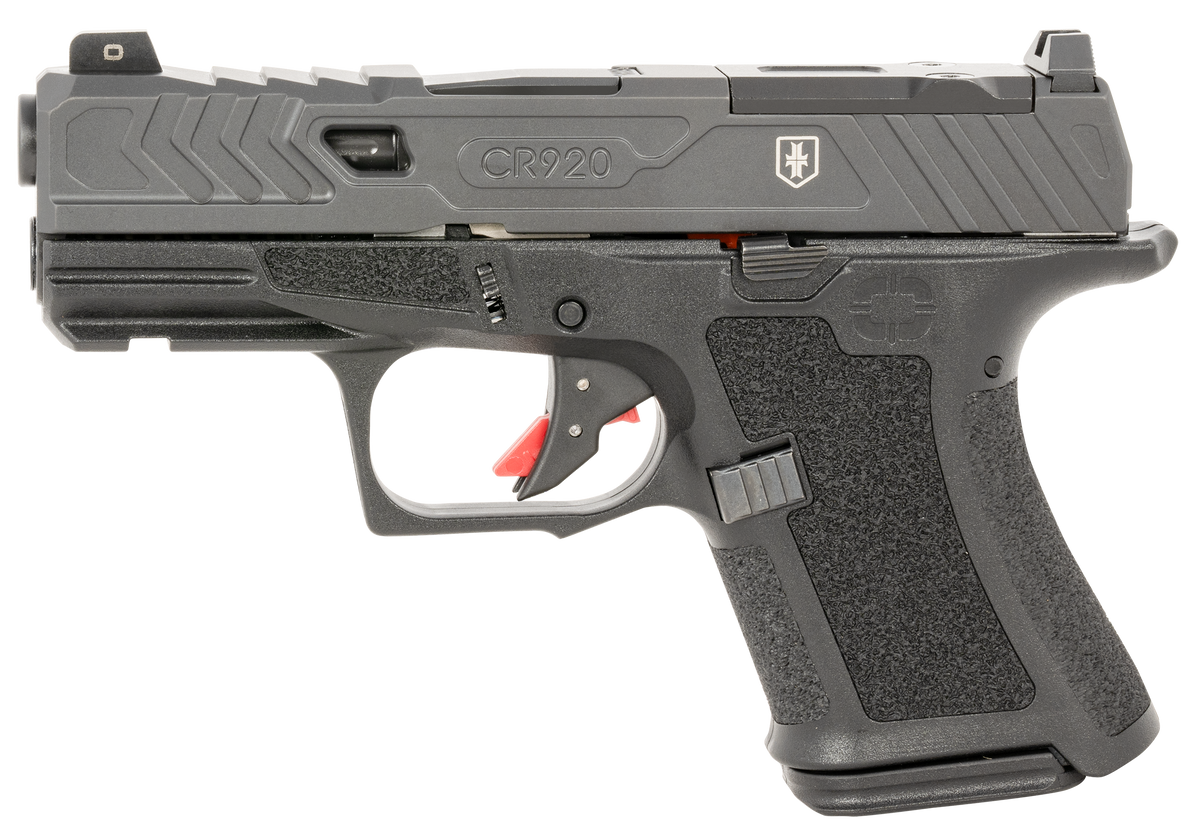 Shadow Systems CR920 War Poet 9mm Luger 3.4" 10+1/13+1 Semi-Auto Pistol - Black — view 2