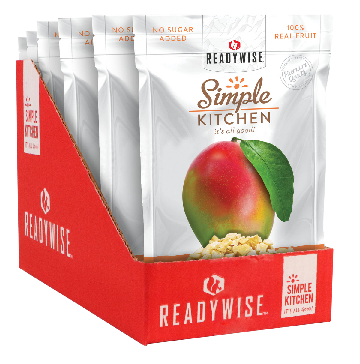 ReadyWise Simple Kitchen Freeze Dried Mango 1 Serving Pouch - 6 Pk Case — view 2