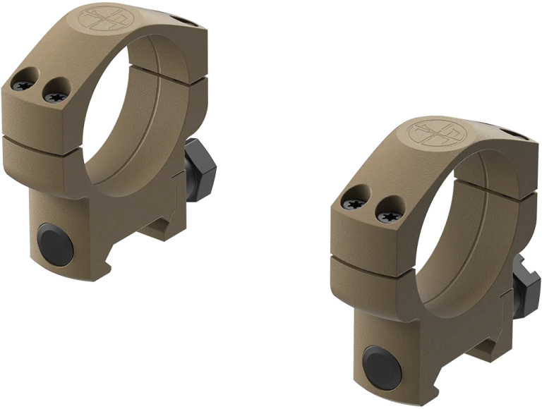 Leupold Mark 4 35mm High Flat Dark Earth Aluminum Scope Rings - Picatinny — view 2