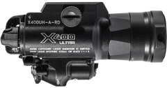 Surefire X400UH-A-RD Ultra Masterfire 1000 Lumen White LED/Red Laser Weapon Light - Black Anodized — view 2