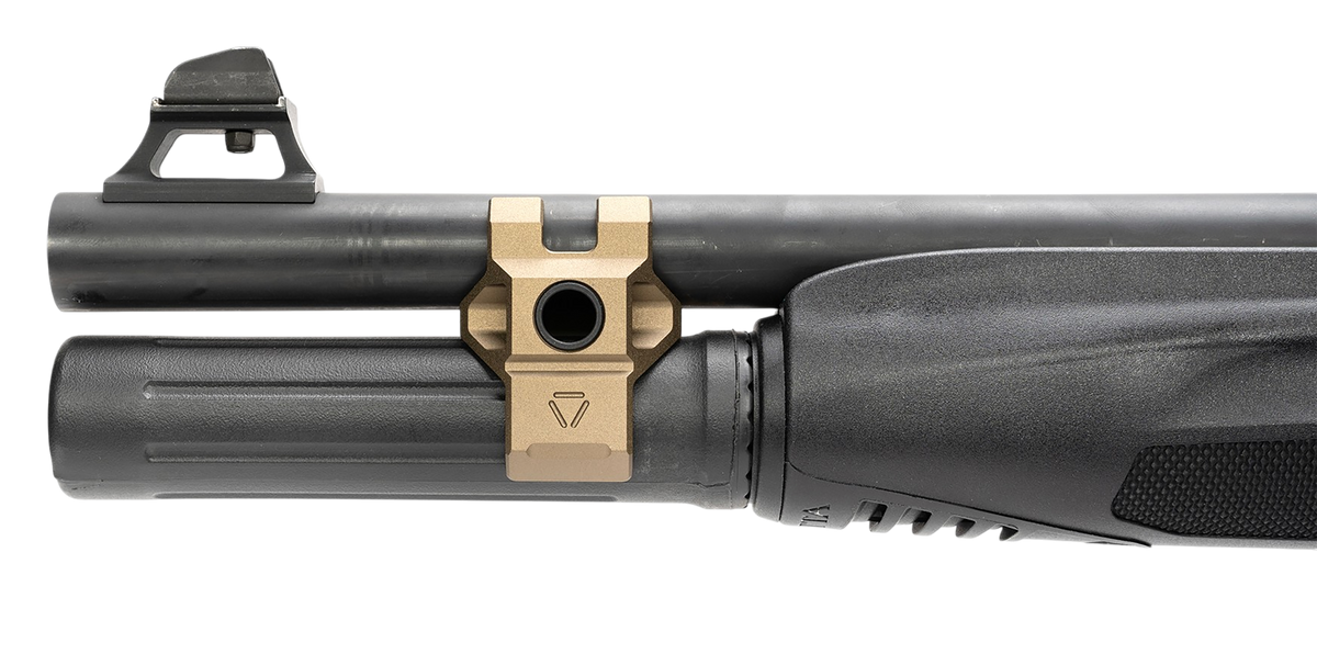 Strike Industries Barrel Clamp for Beretta 1301 Tactical / A300 Ultima Patrol Flat Dark Earth 6061-T6 Aluminum — view 2
