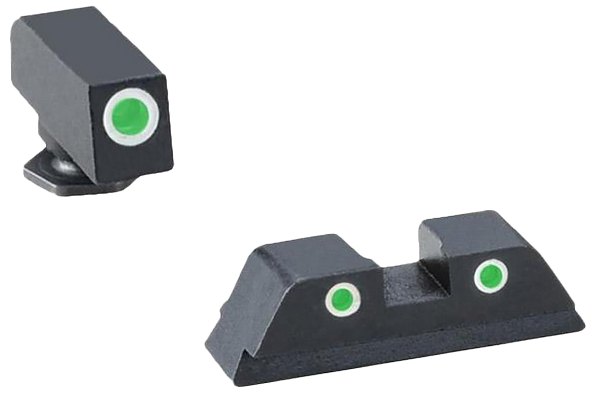 AmeriGlo GL113 Classic Tritium Sight Set for Glock — view 2