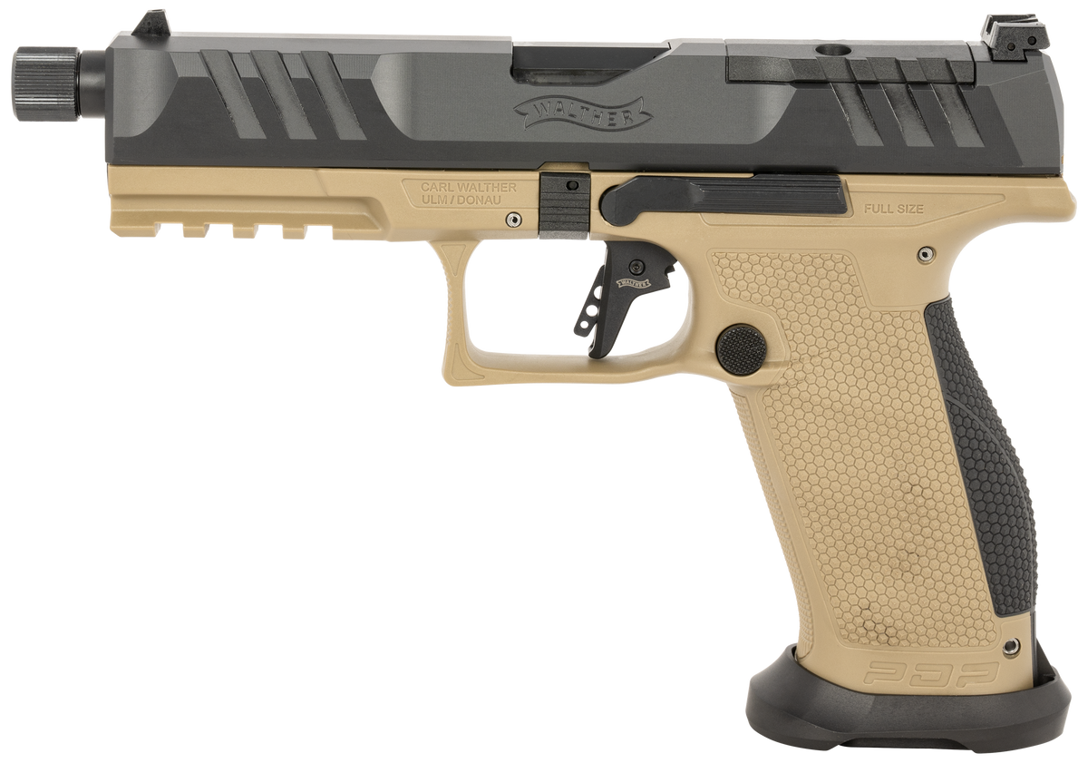 Walther Arms PDP Pro SD 9mm Luger 5.1" 18+1 Striker Fire Pistol - FDE/Black — view 2