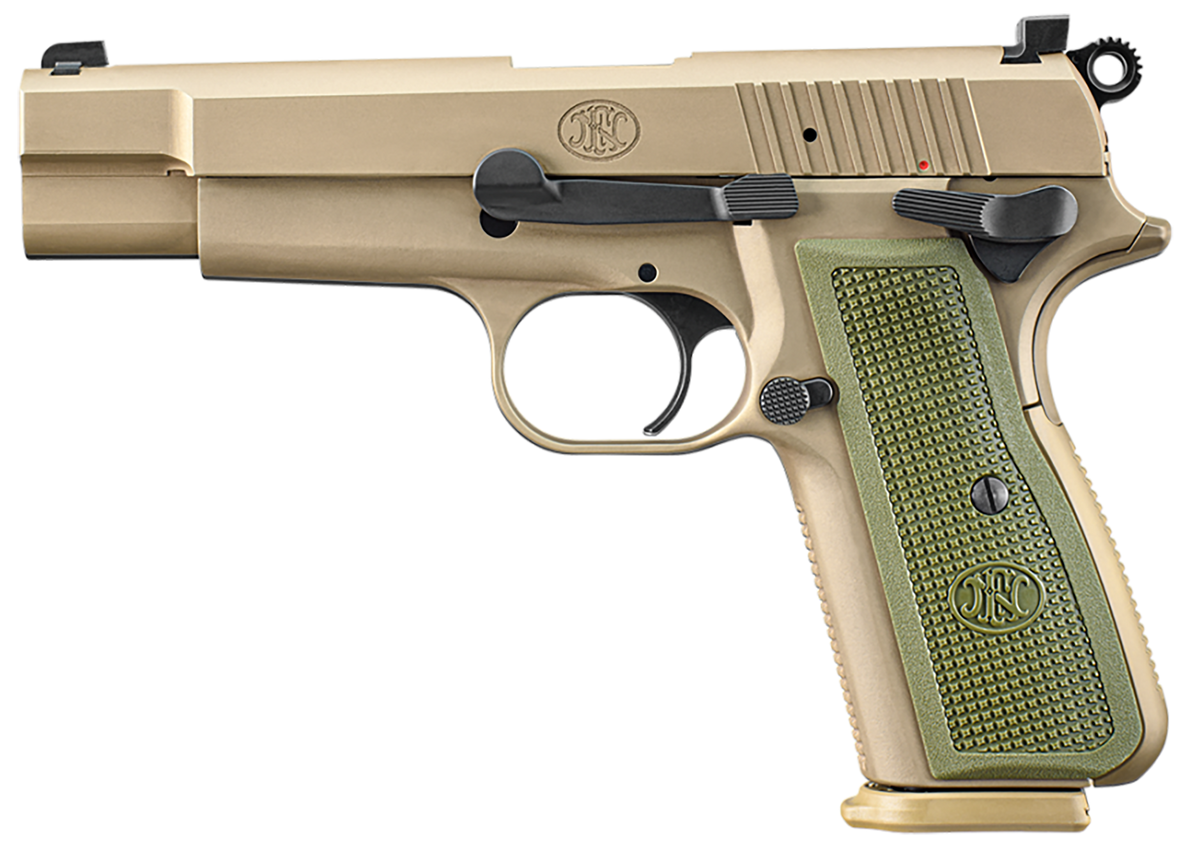 FN High Power 9mm Luger 4.70" 10+1 Semi-Auto Pistol - FDE — view 2