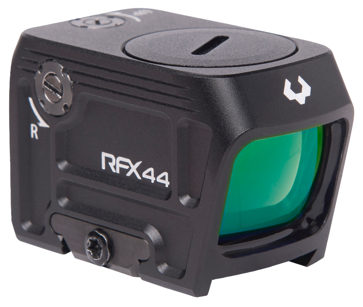 Viridian RFX44 Closed Emitter Green Dot Reflex Sight 5 MOA 1x 21x16.5mm - ACRO/Picatinny High Mount — view 2