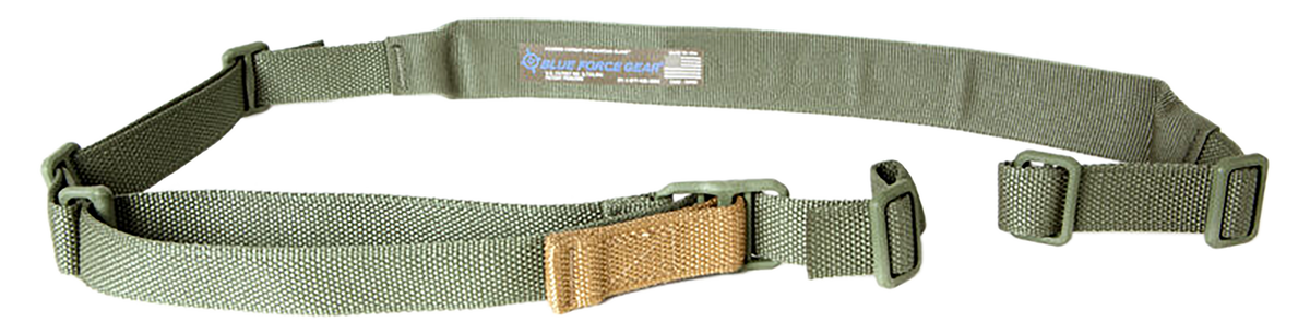 Blue Force Gear Vickers Padded 2-Point Rifle/Carbine Sling 57"-67" OD Green Cordura — view 2