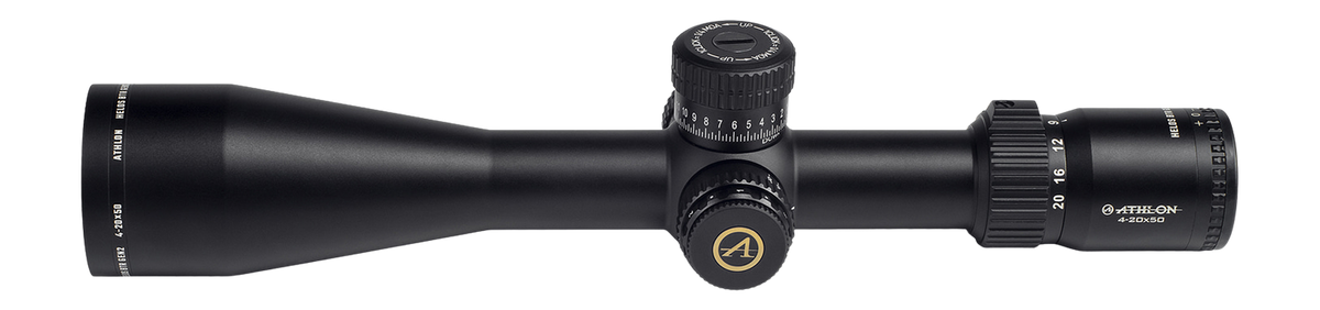 Athlon Helos BTR GEN2 4-20x50 30mm Tube FFP Illuminated APLR6 MOA Riflescope — view 2
