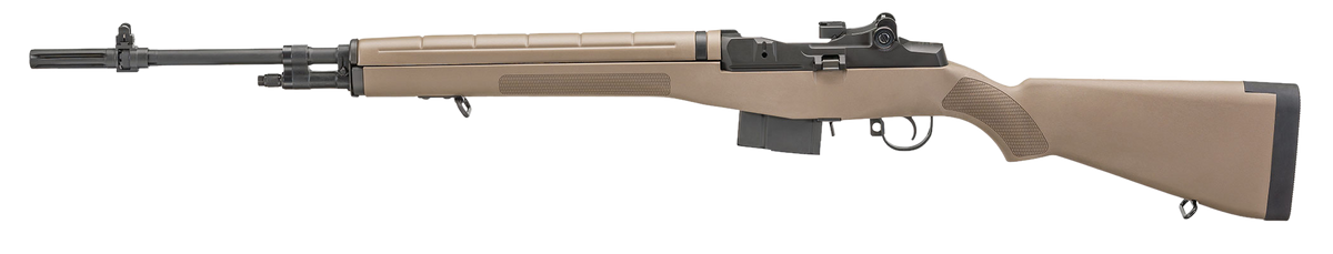 Springfield Armory M1A Standard Issue 308 Win/7.62x51mm 22" 10+1 Semi-Auto Rifle - FDE Stock — view 2