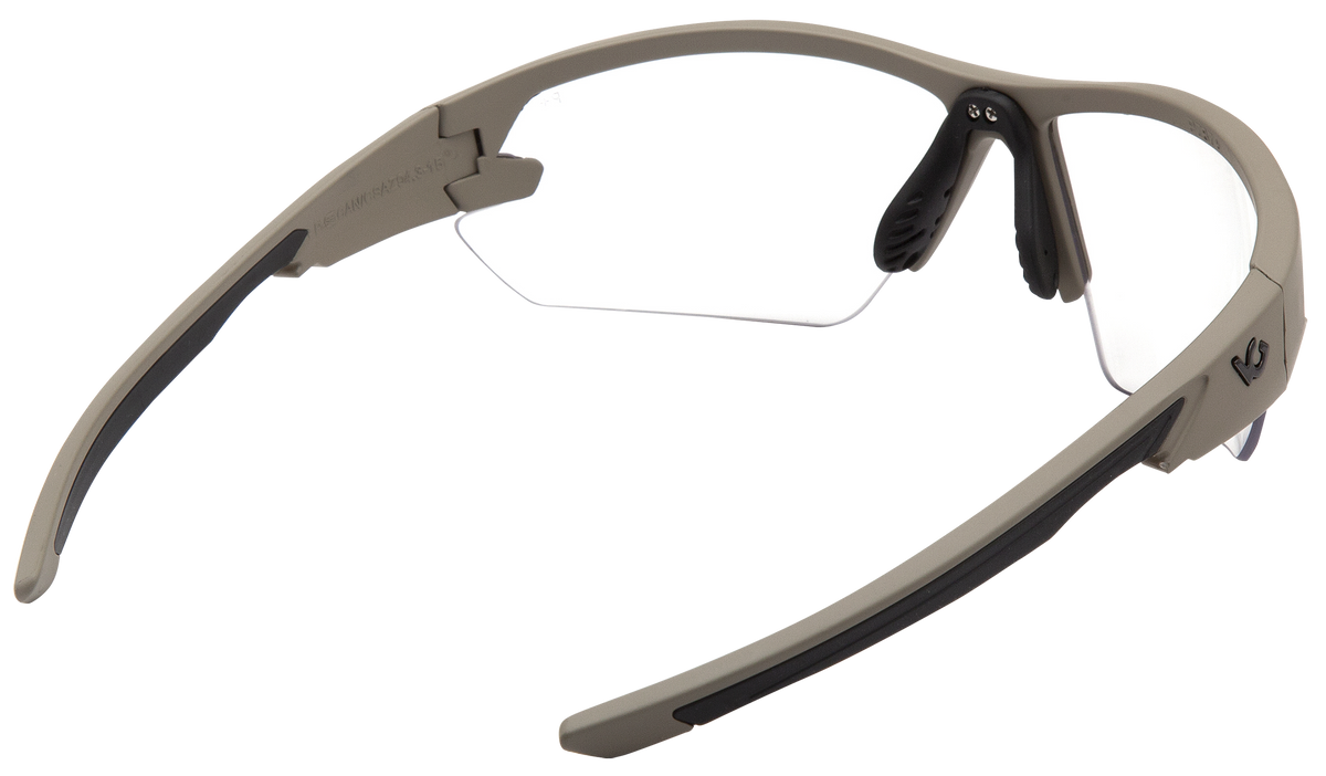 Pyramex Semtex 2.0 Safety Glasses Clear Anti-Fog Lens Tan Frame — view 2