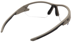 Pyramex Semtex 2.0 Safety Glasses Clear Anti-Fog Lens Tan Frame — view 2