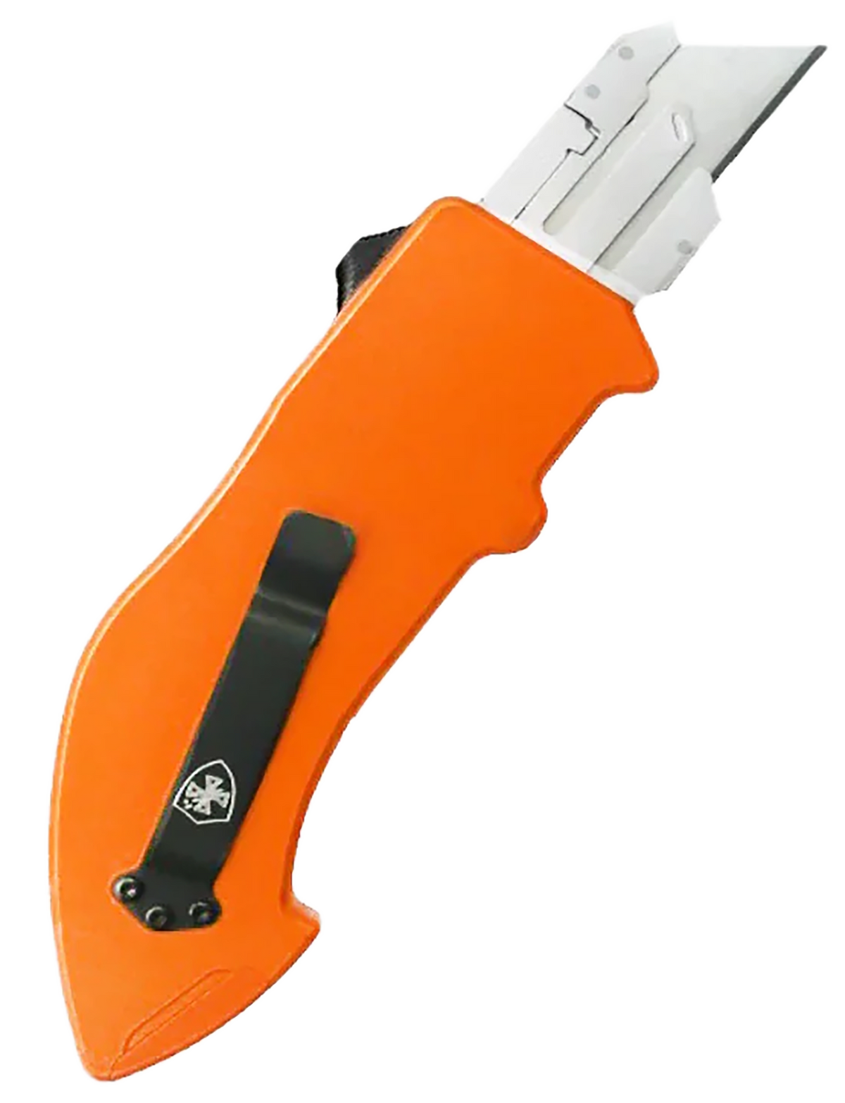Templar Knife Squire Utility OTF Razor Plain Orange Anodized 5.38" Aluminum Handle — view 2