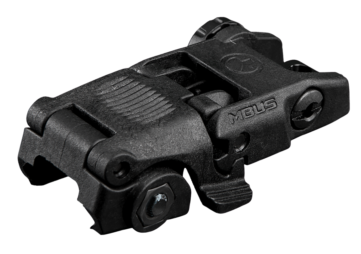 Magpul Industries MAG248-BLK MBUS Rear Sight AR-15/M16 Black Folding Polymer — view 2