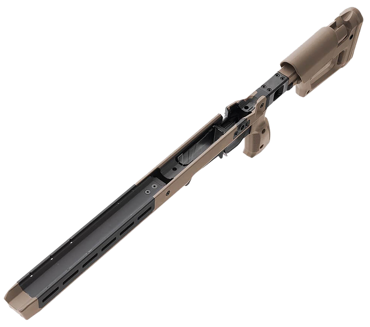 Magpul Industries Pro 700 Lite LA Flat Dark Earth Long Action Ambidextrous Stock — view 2