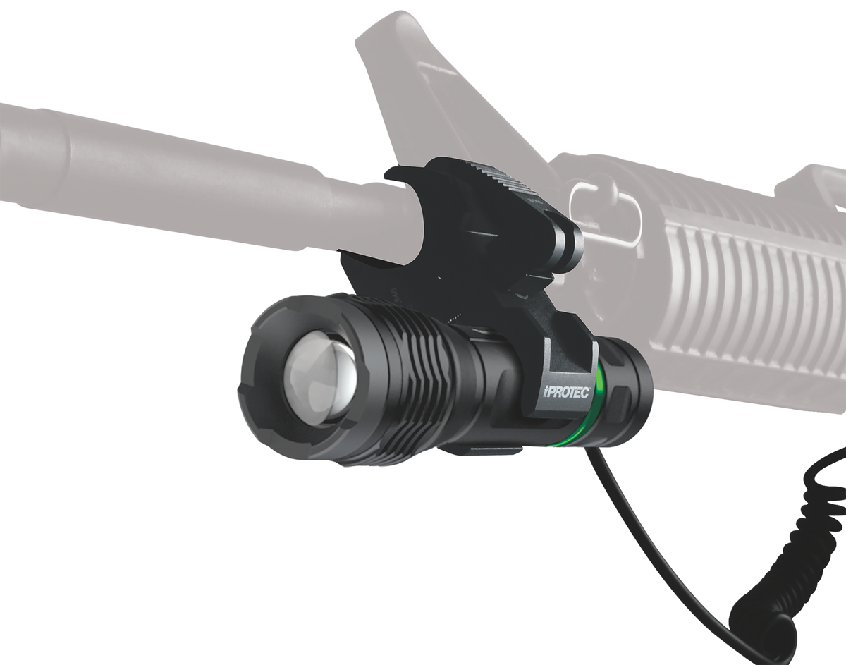 iProtec 665 LG250 Green LED Firearm Light w/Red Laser 25/250 Lumens Black Anodized — view 3