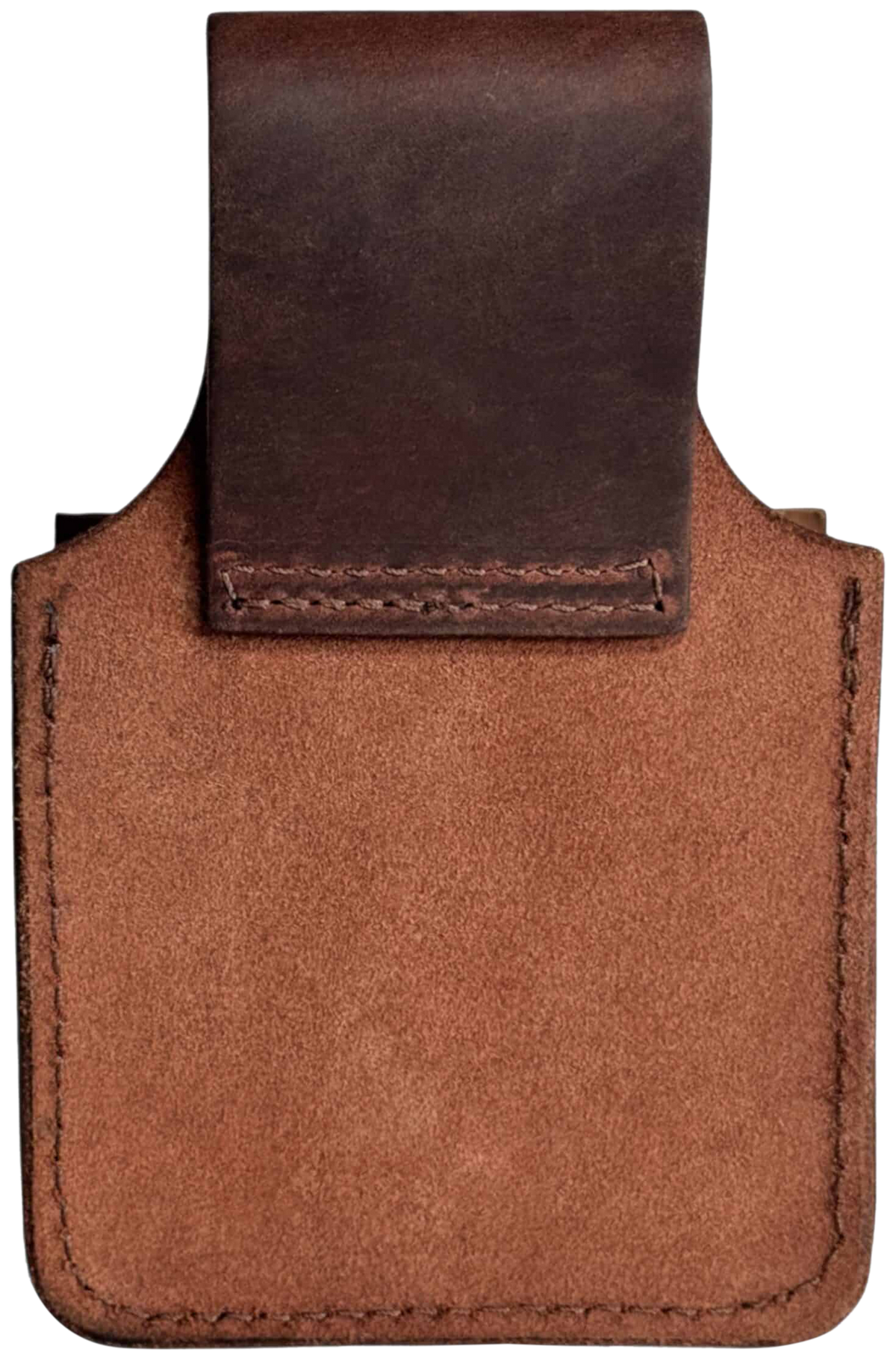 1791 Gunleather Shotshell Pouch 12 Gauge Brown Leather Belt Loop — view 3