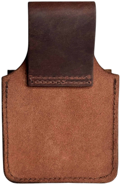 1791 Gunleather Shotshell Pouch 12 Gauge Brown Leather Belt Loop — view 3