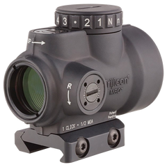 Trijicon MRO 1x25mm 2 MOA Red Dot Sight w/ Low Mount - Matte Black — view 3
